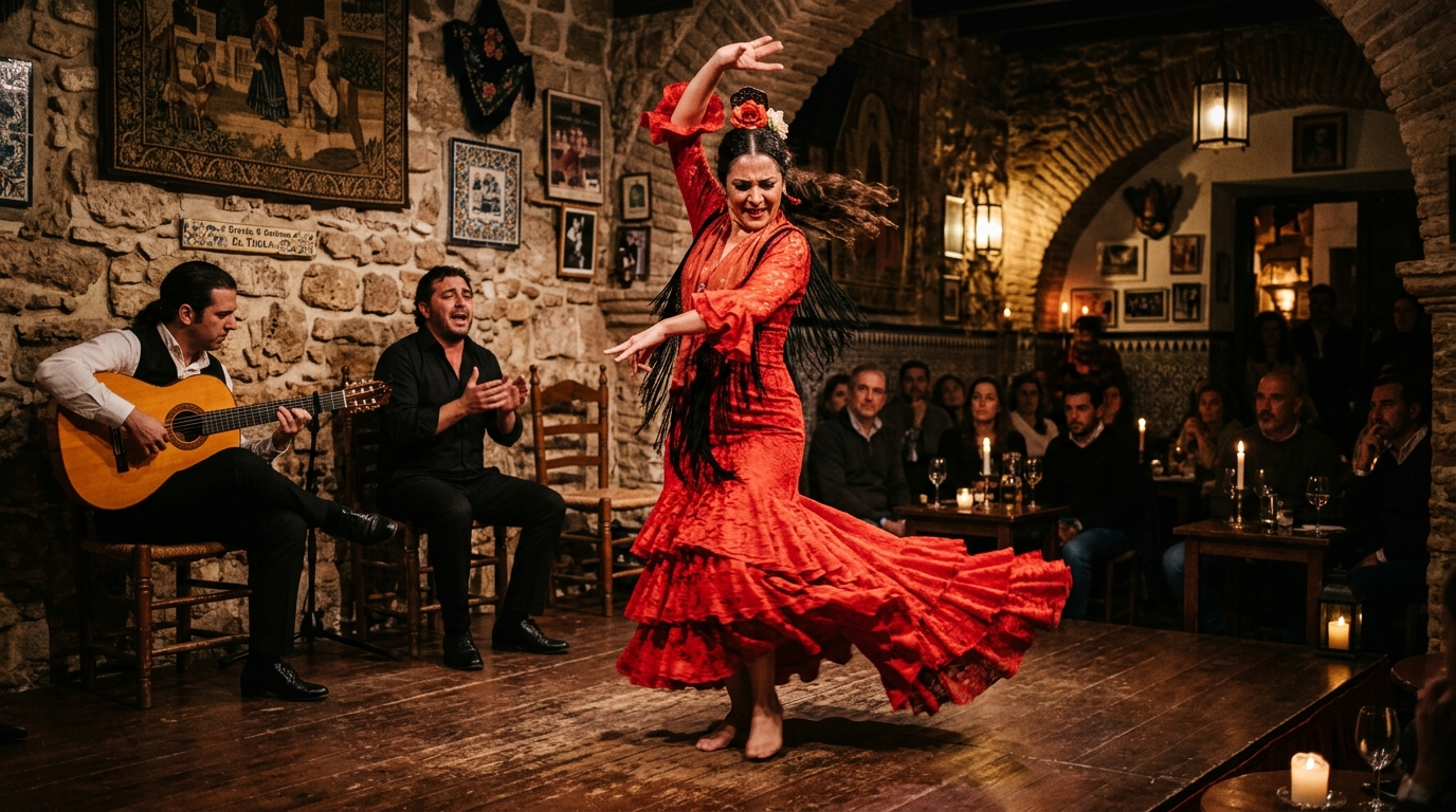 İspanya’da Otantik Flamenko Gösterisi Nerede İzlenir? (Tablao Rehberi): Sevilla, Madrid ve Granada Mağara Mekanları