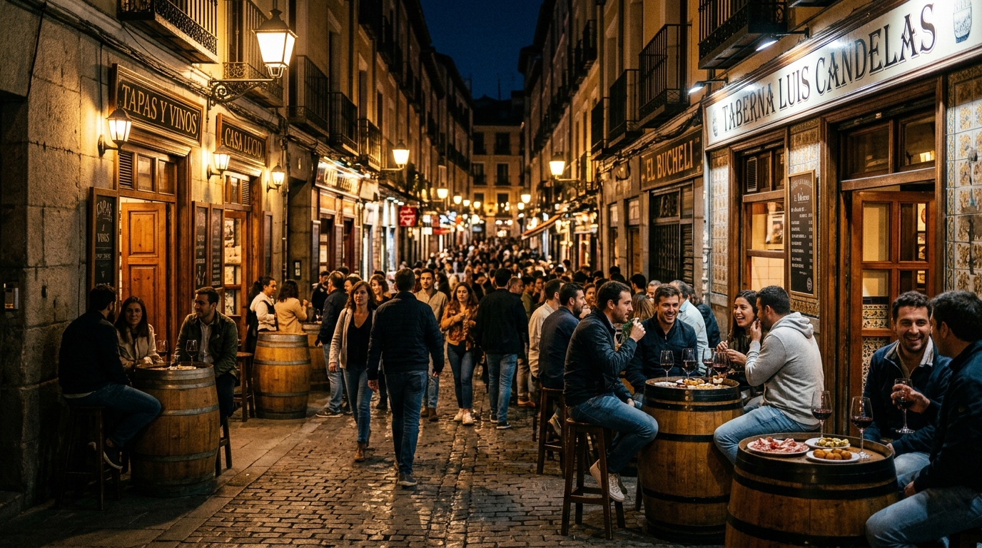 Calle Cava Baja La Latina Madrid Tapas