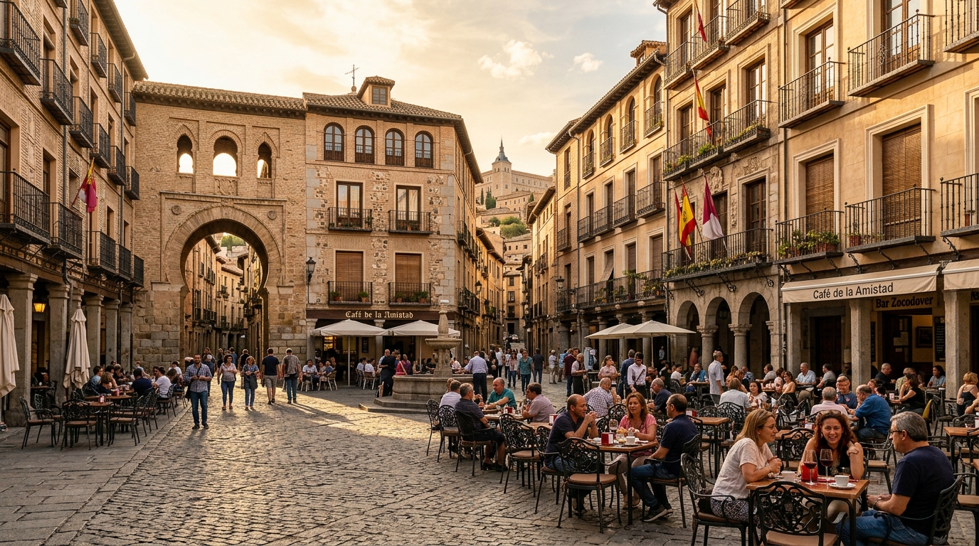 Toledo Plaza de Zocodover Mudejar Kemerleri